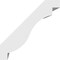 Ekena Millwork 5-in. W x 8-in. D x 8-in. H Copenhagen Architectural Grade PVC Knee Brace BRCP05X08X08CHG - alternate 5